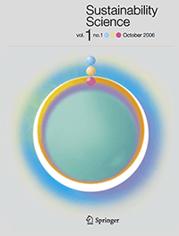 Sustainability Science Journal The University Of Tokyo Institute For Future Initiatives